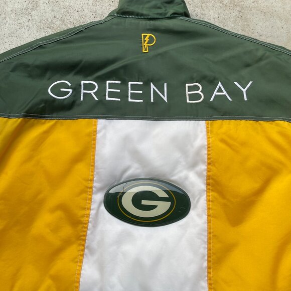 Vintage Green Bay Packers Pro Player Jacket Insulated NFL Retro Men’s XL - Picture 4 of 10